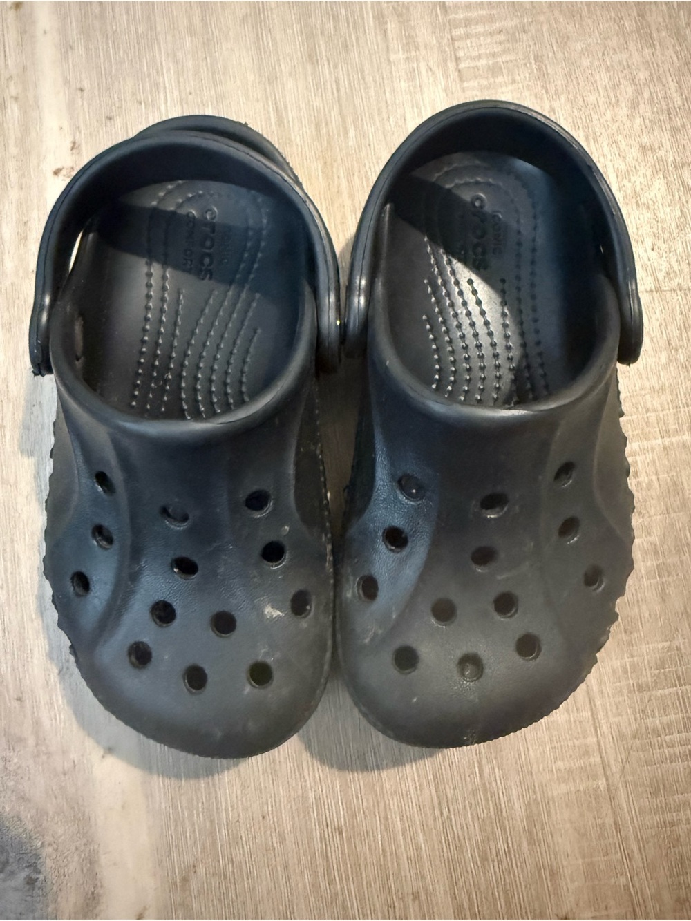 CROCS Kids Black Classic Clog Sandals